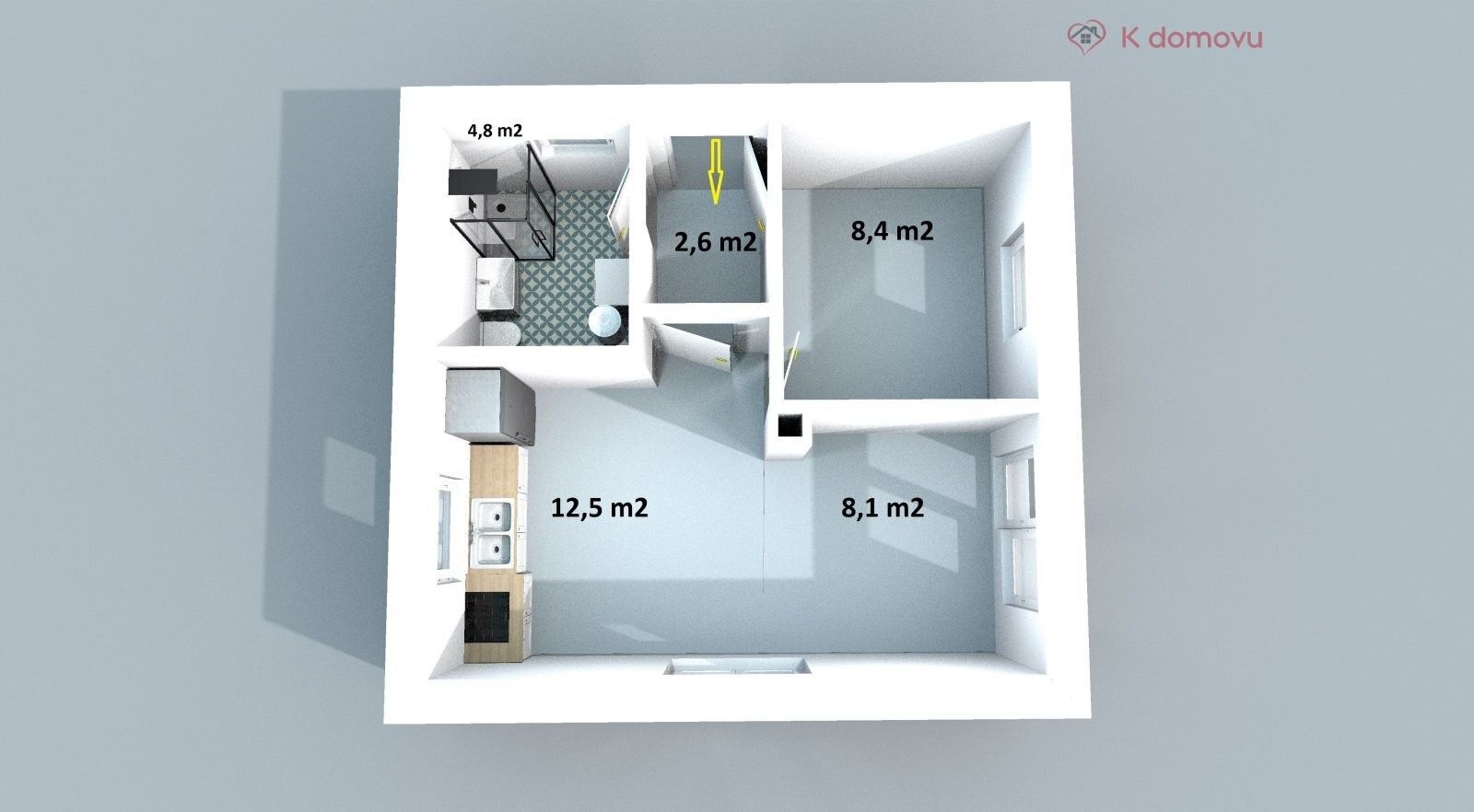 Rodinné domy, Přespolní, Orlová, 36 m² - 2