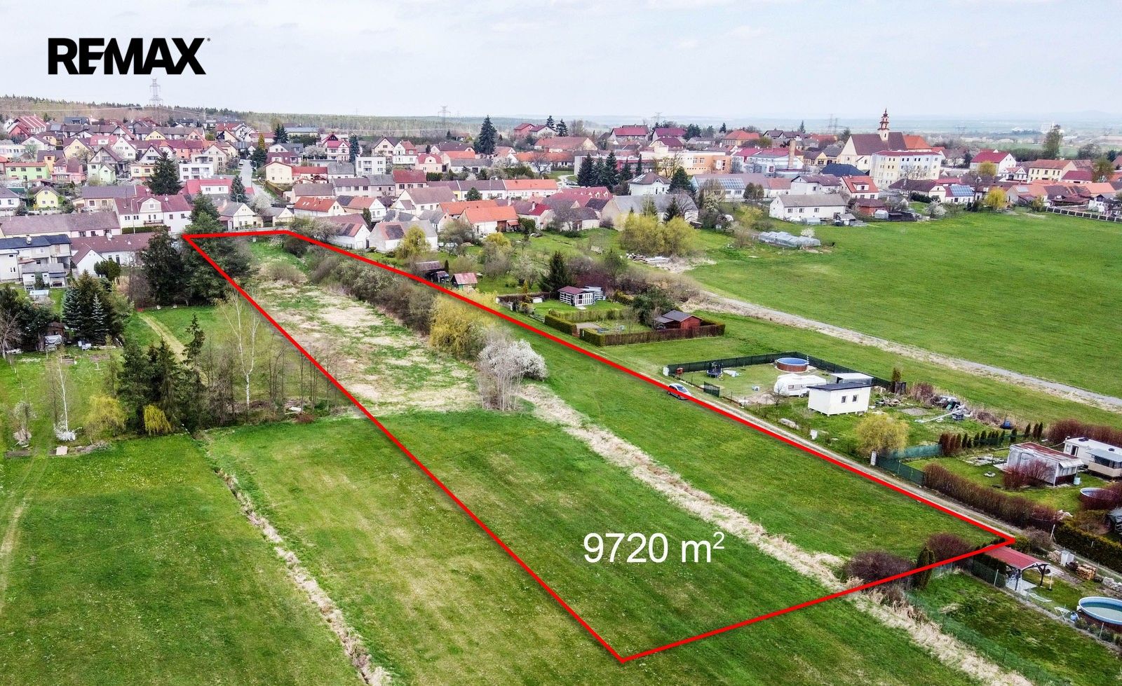 Pozemky pro bydlení, Ševětín, 9 720 m² - 1