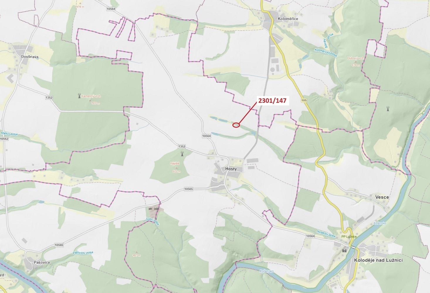 Les, 19 m²