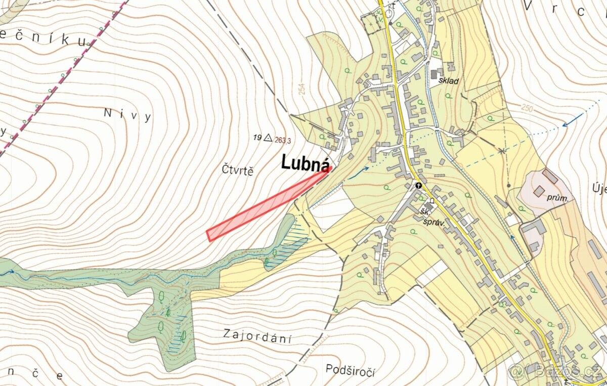 Prodej pozemek pro bydlení - Lubná u Poličky, 569 63