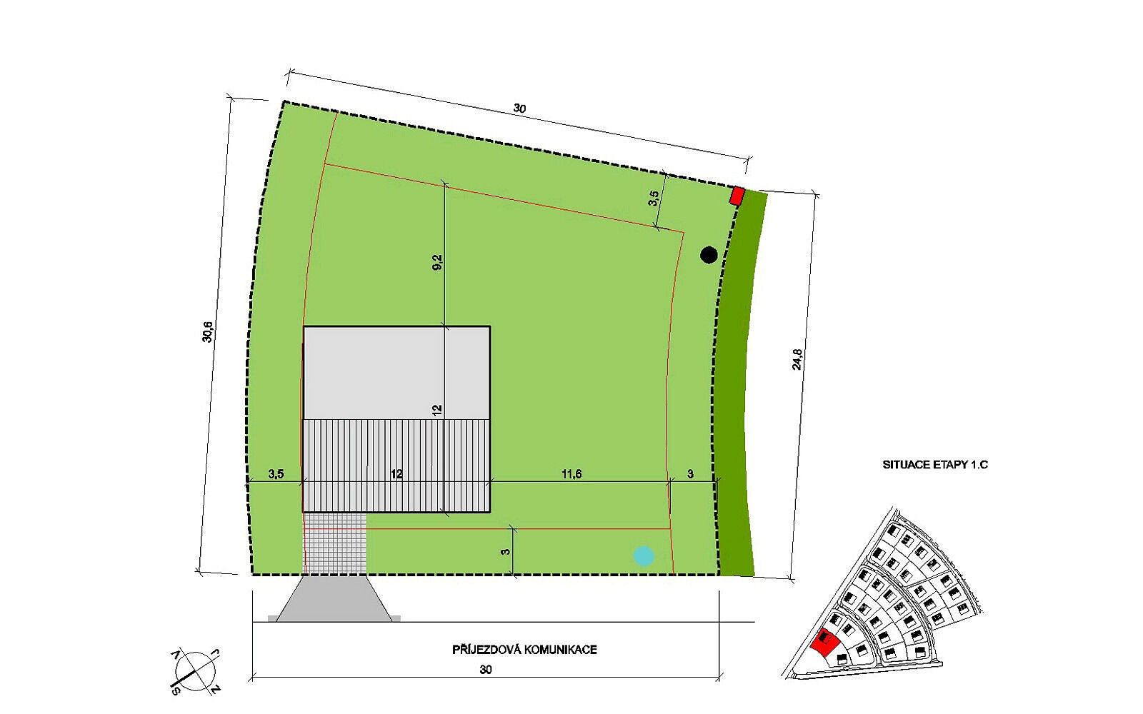 Pozemek pro bydlení, 840 m²