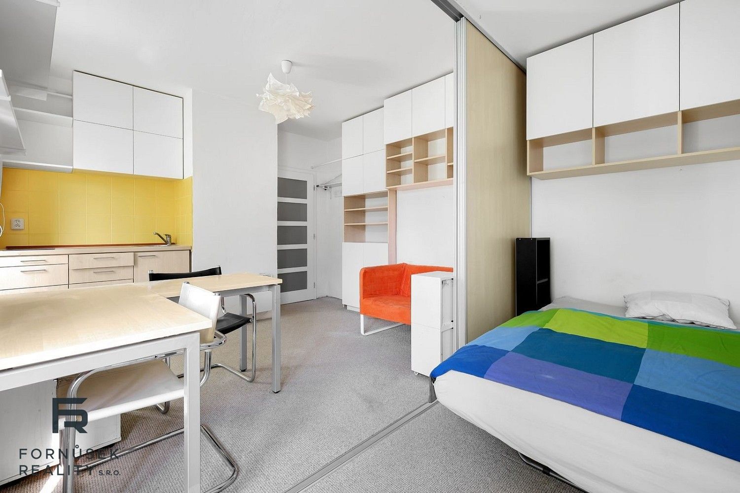 Pronájem byt 1+kk - Merhautova, Brno - Černá Pole, 27 m² - 2
