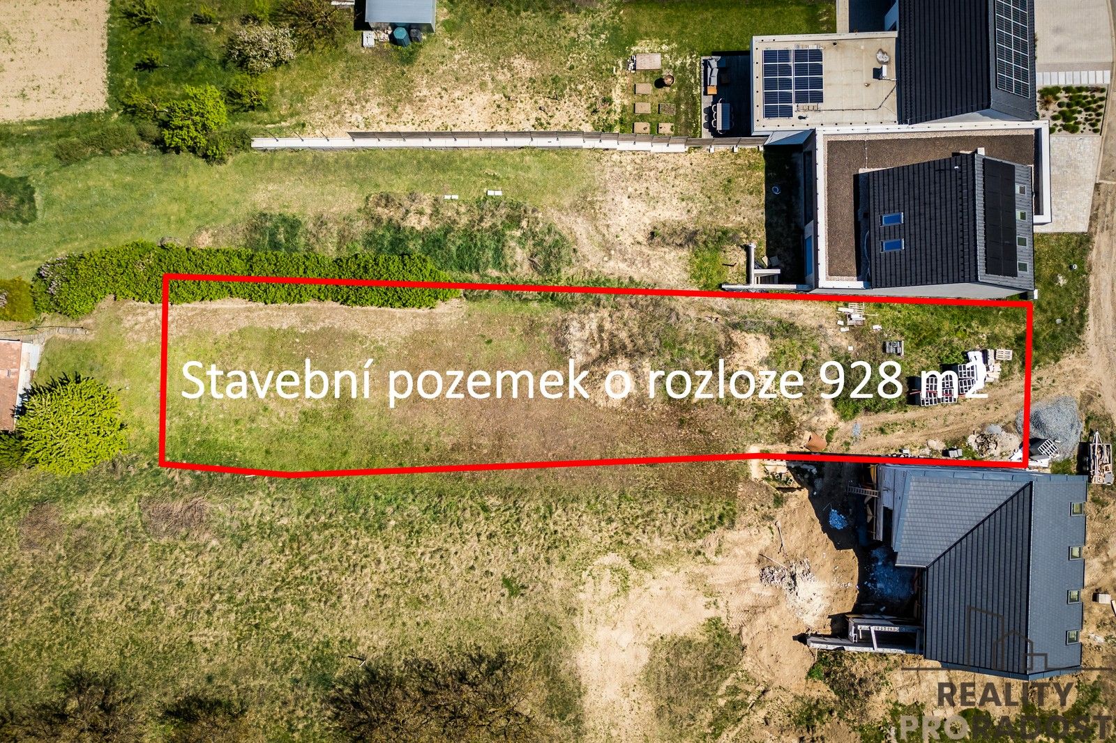 Pozemky pro bydlení, Hovorany, 928 m² - 1