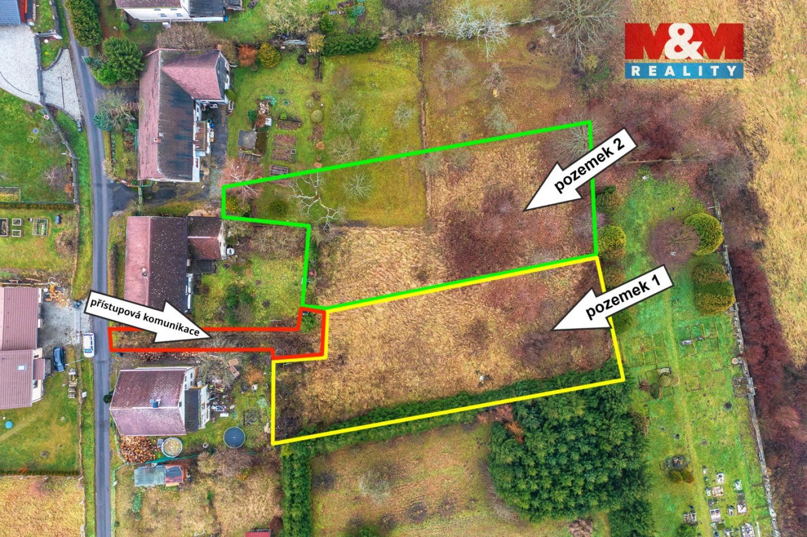 Prodej pozemek pro bydlení - Huntířov