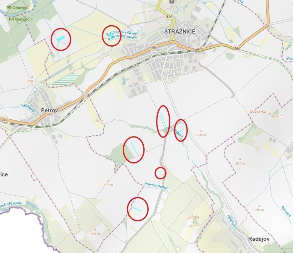 Zemědělské pozemky, Strážnice