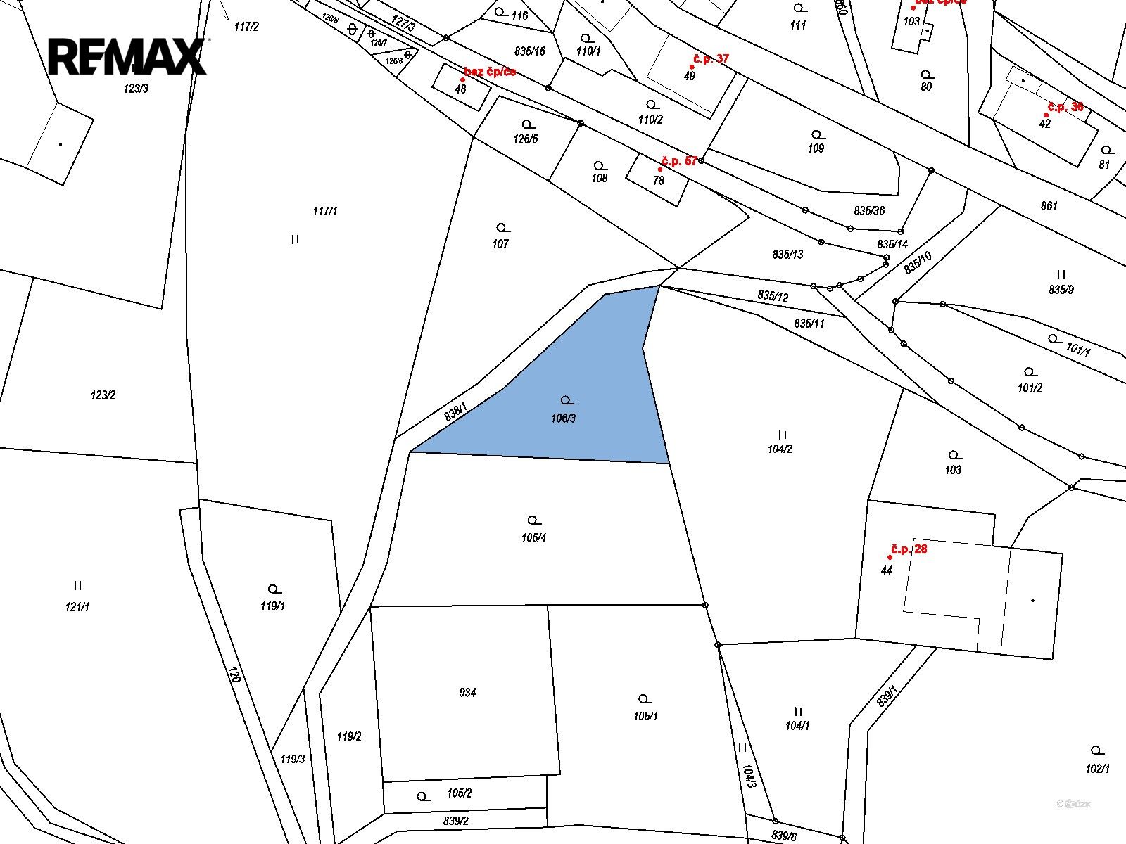 Pozemky pro bydlení, Anenská Studánka, 845 m²