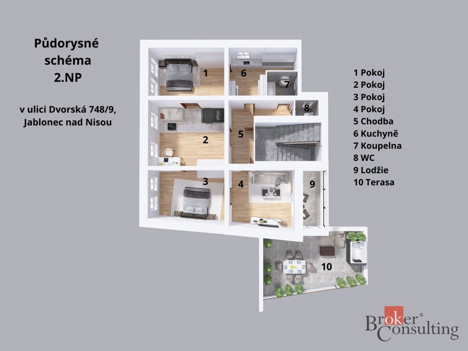Byt 4+1 · 130 m² · Dvorská, Jablonec nad Nisou - 4