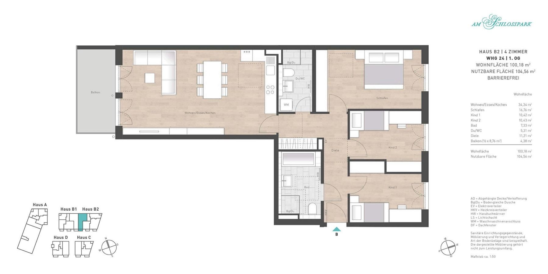 4+1, Fußbergstraße Gauting Gauting Bayern 82131, 101 m² - 1