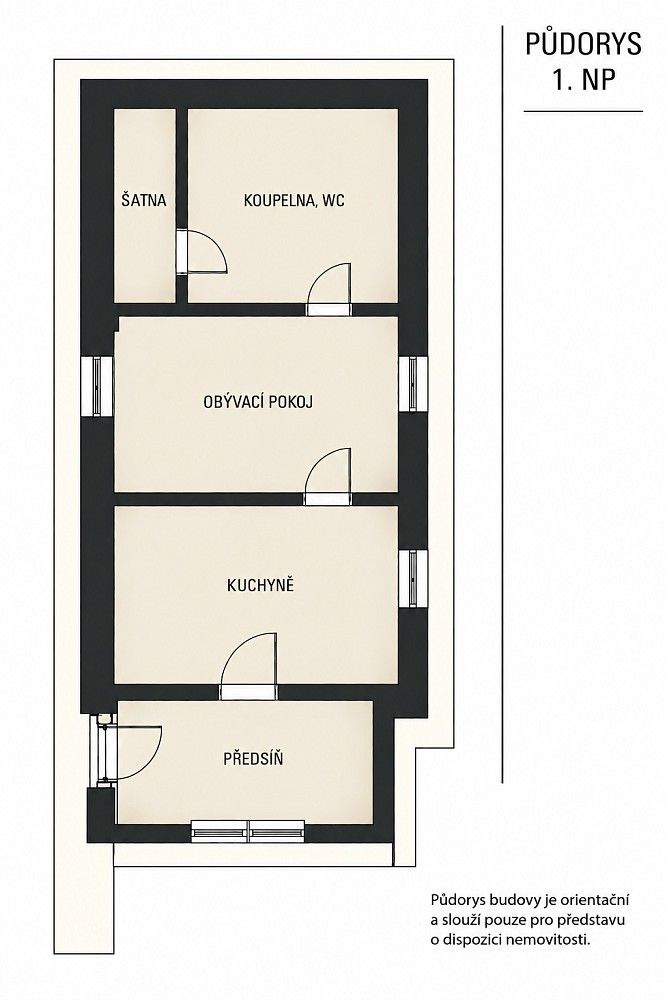 Rodinné domy, Na Vrchovici, Zlín, 42 m² - 2