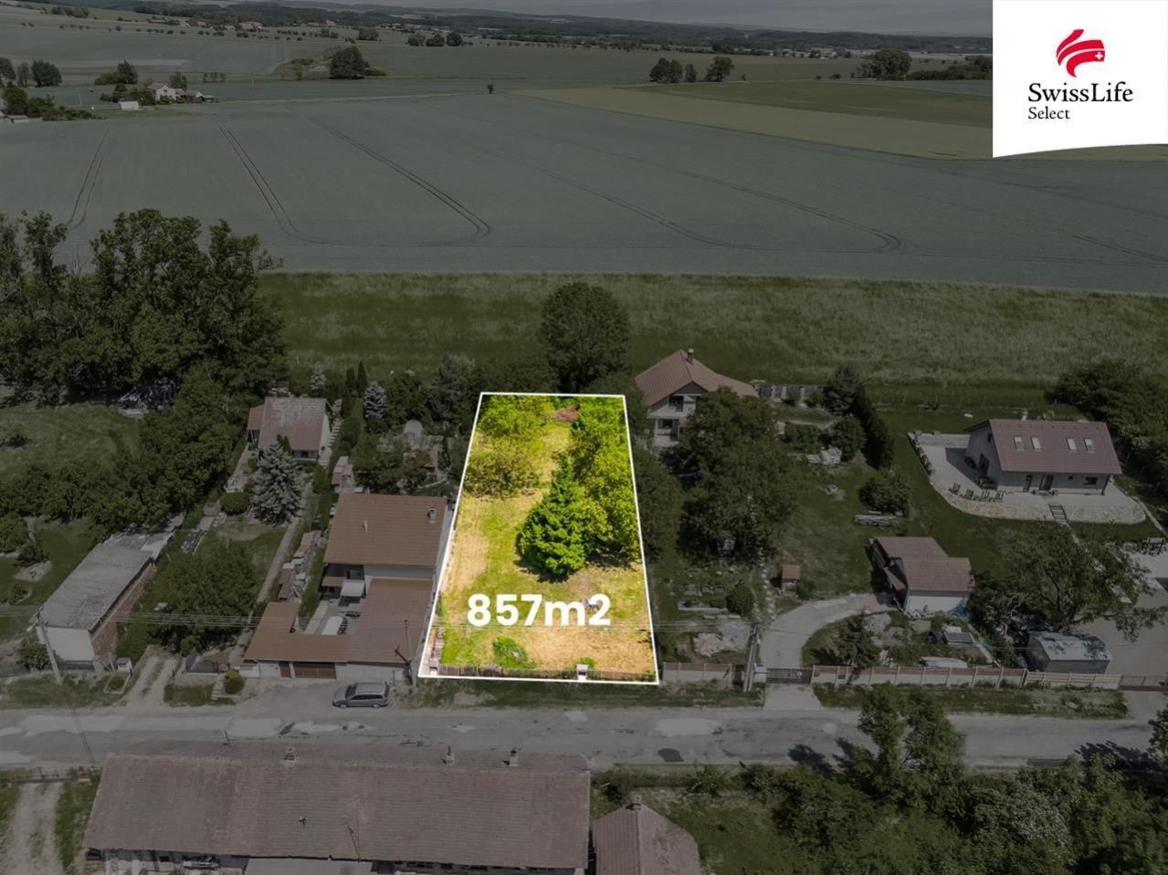 Pozemek pro bydlení, 857 m²