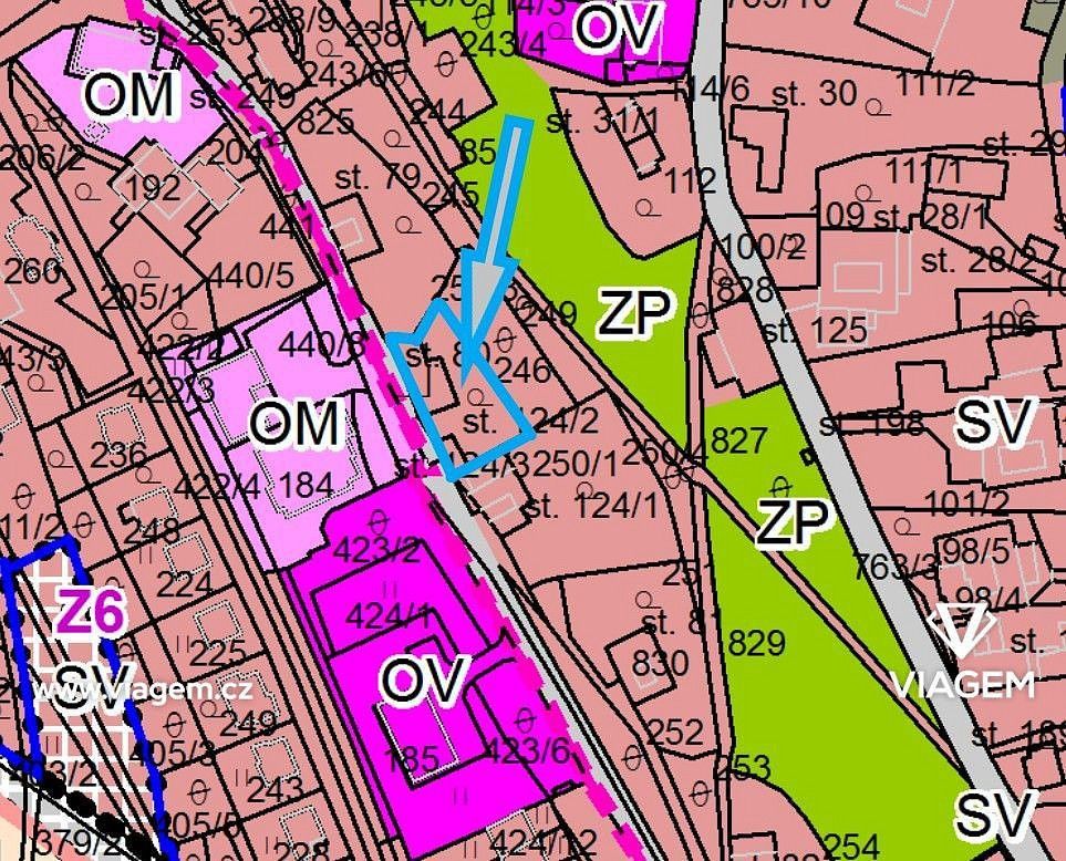 Prodej pozemek pro bydlení - Sebranice, okres Svitavy, Pardubický kraj - 2