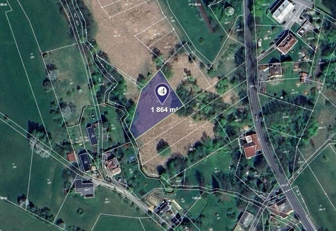 Louky, Český Dub, 2 385 m²