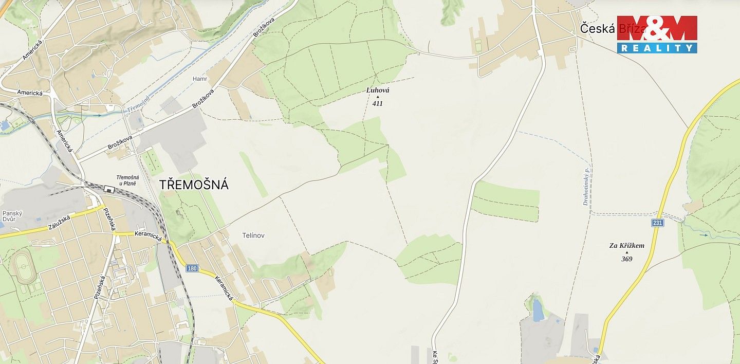 Prodej louka - Třemošná, okres Plzeň-sever, Plzeňský kraj - 2
