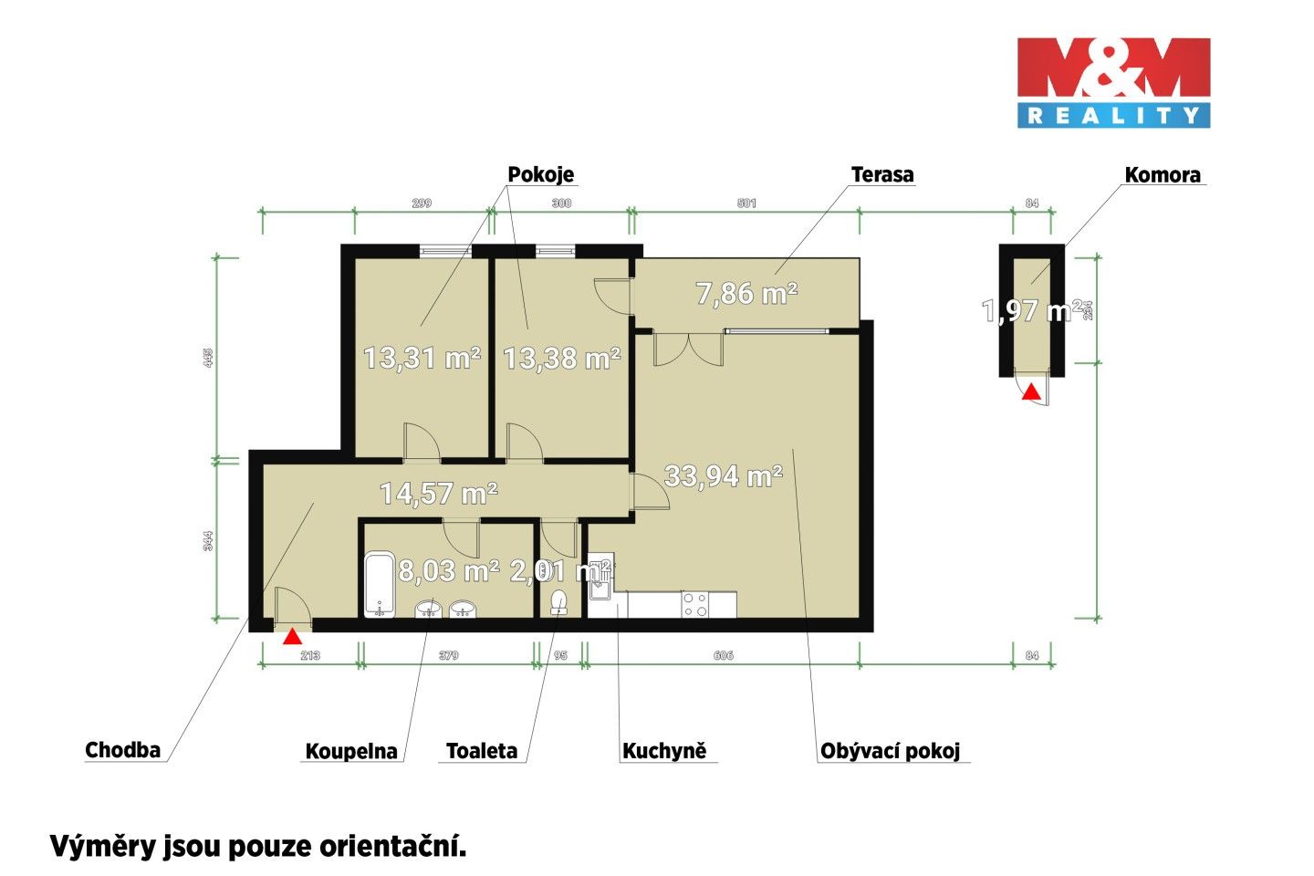 Pronájem byt 3+kk - Nemocniční, Plzeň, 85 m²