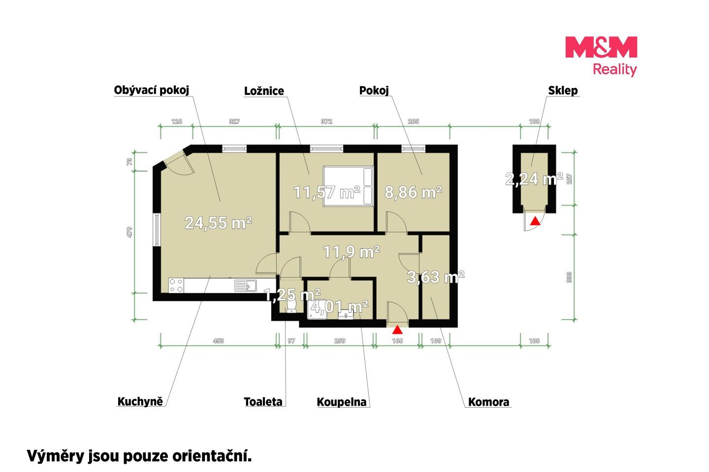Byt 3+kk · 71 m² · Benešova třída, Nýřany - 4
