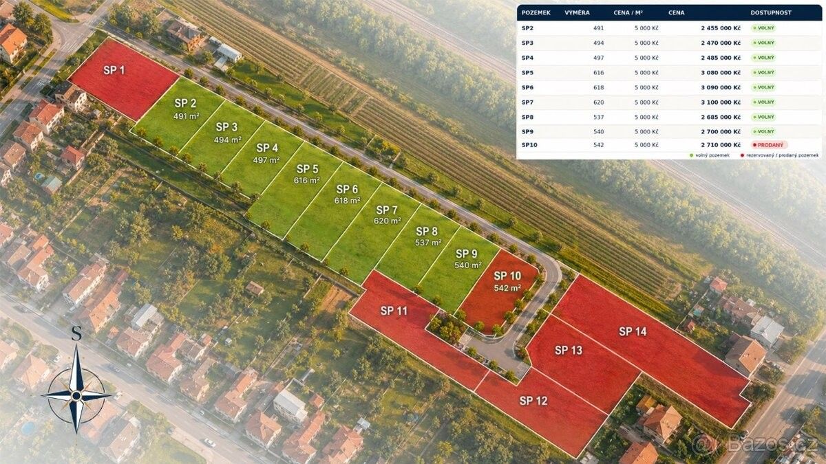 Pozemky pro bydlení, Lanžhot, 691 51