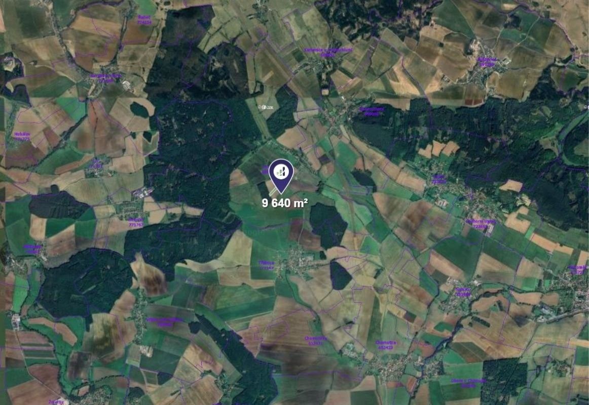 Zemědělské pozemky, Kovač, 9 640 m² - 2
