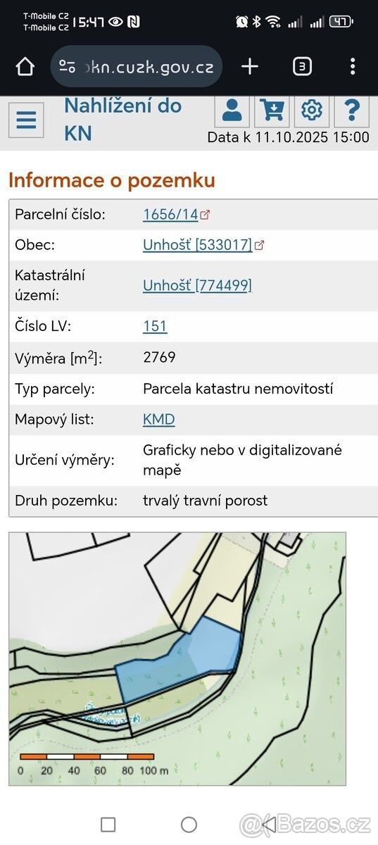 Pozemky pro bydlení, Chrášťany, 270 01