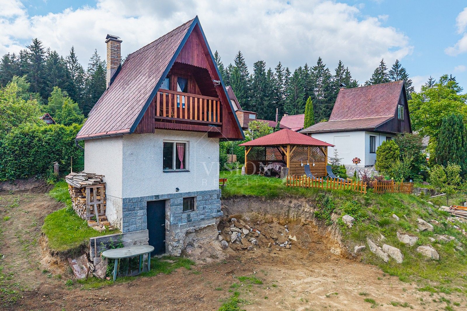 Chaty, Loučovice, 28 m²