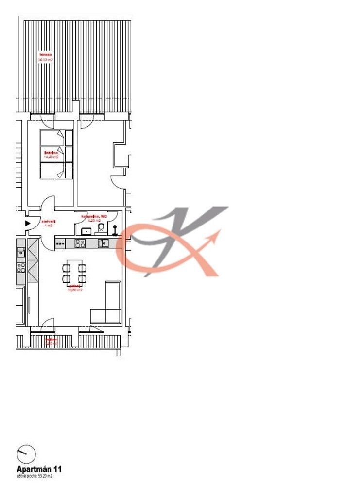 Prodej byt 2+kk - Horní Bečva, okres Vsetín, Zlínský kraj, 53 m² - 5
