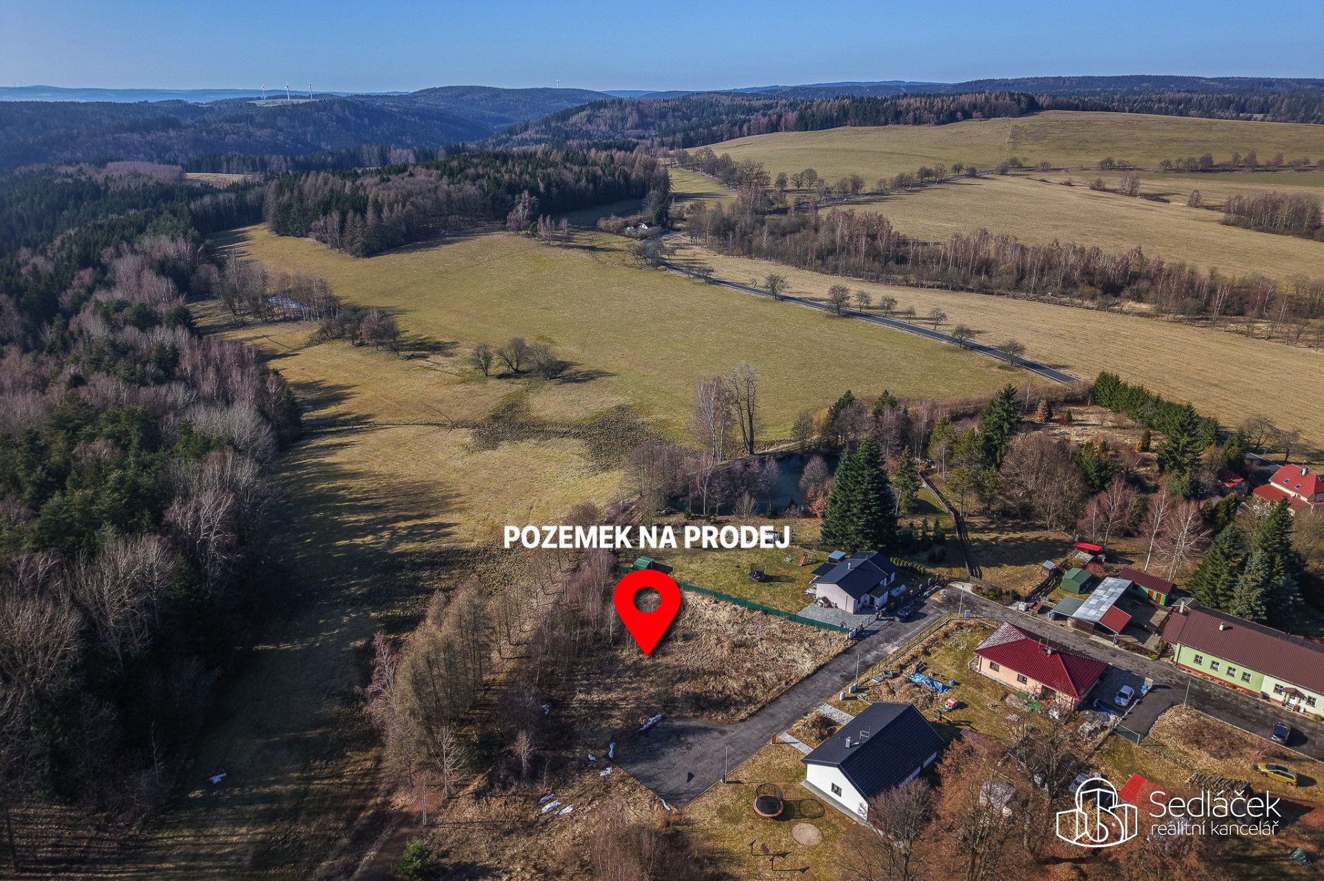Pozemky pro bydlení, Krajková, 1 390 m²