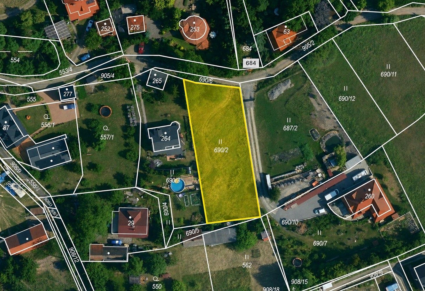 Pozemek pro bydlení · Chocerady, okres Benešov, Středočeský kraj - 4