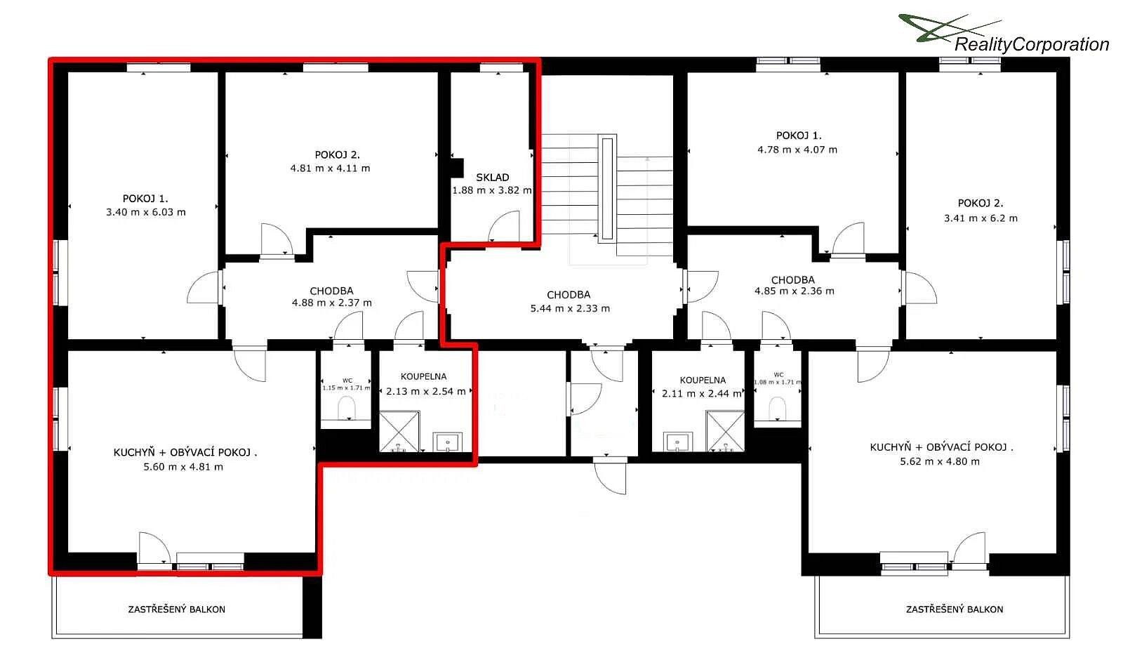 3+kk, Jablonec nad Nisou - Rýnovice, Liberecký kraj, 93 m² - 2