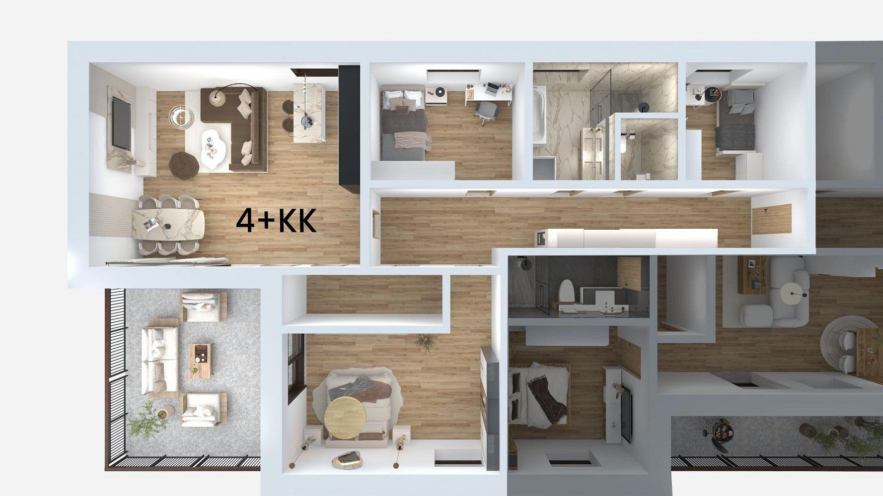 4+kk, Horská, Litvínov - Chudeřín, okres Most, 117 m² - 2