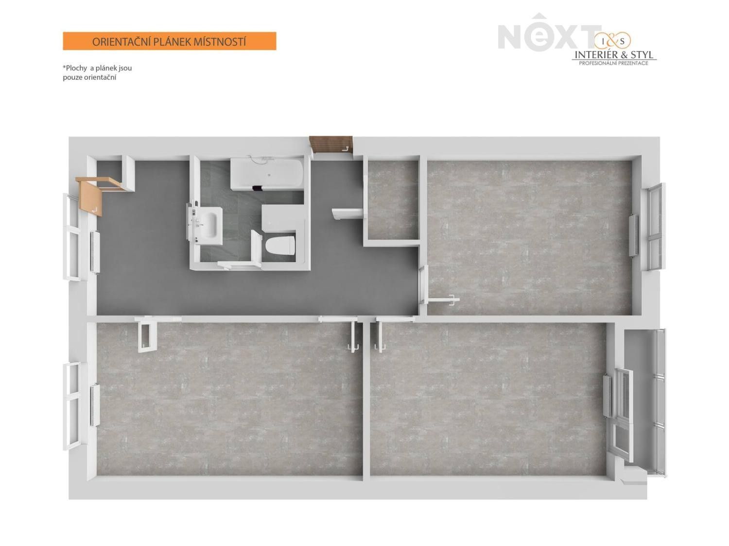 Byt 3+1 · 80 m² · Spořilovská 996, Jilemnice - 4