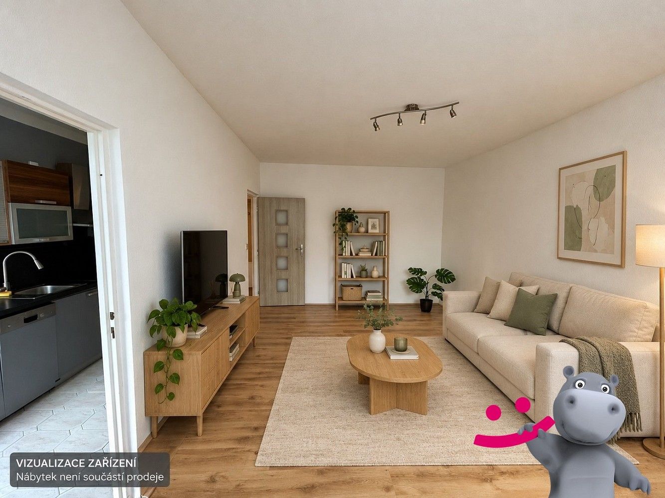 3+1, Husova, Ústí nad Labem - Krásné Březno, 79 m² - 2