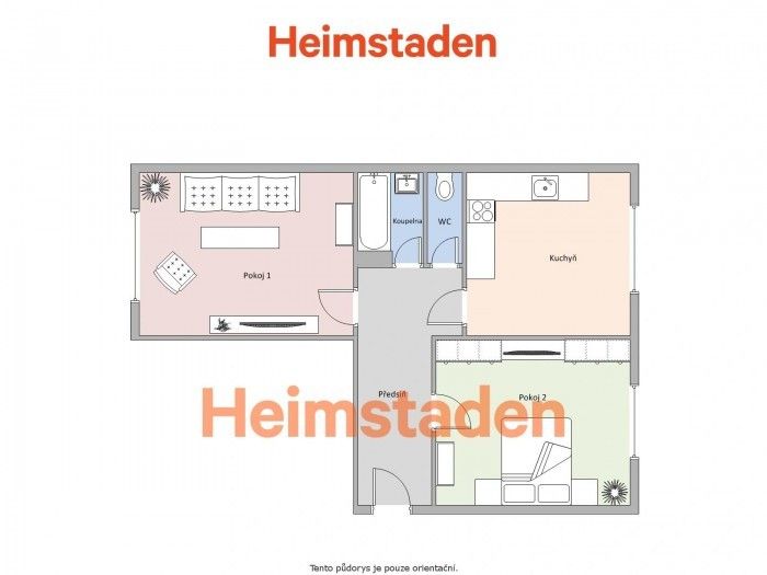 Pronájem byt 2+1 - Hornická, Havířov, Prostřední Suchá, 51 m²