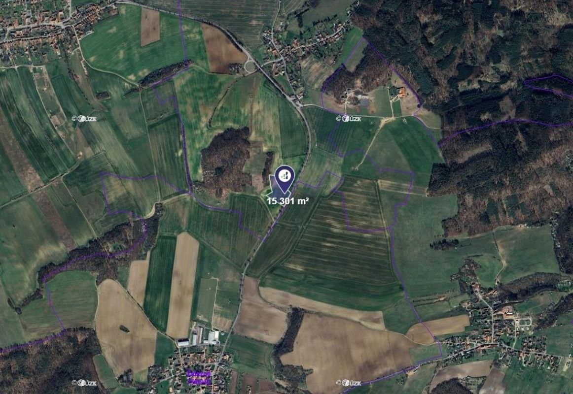 Zemědělské pozemky, Chyňava, 15 301 m² - 2