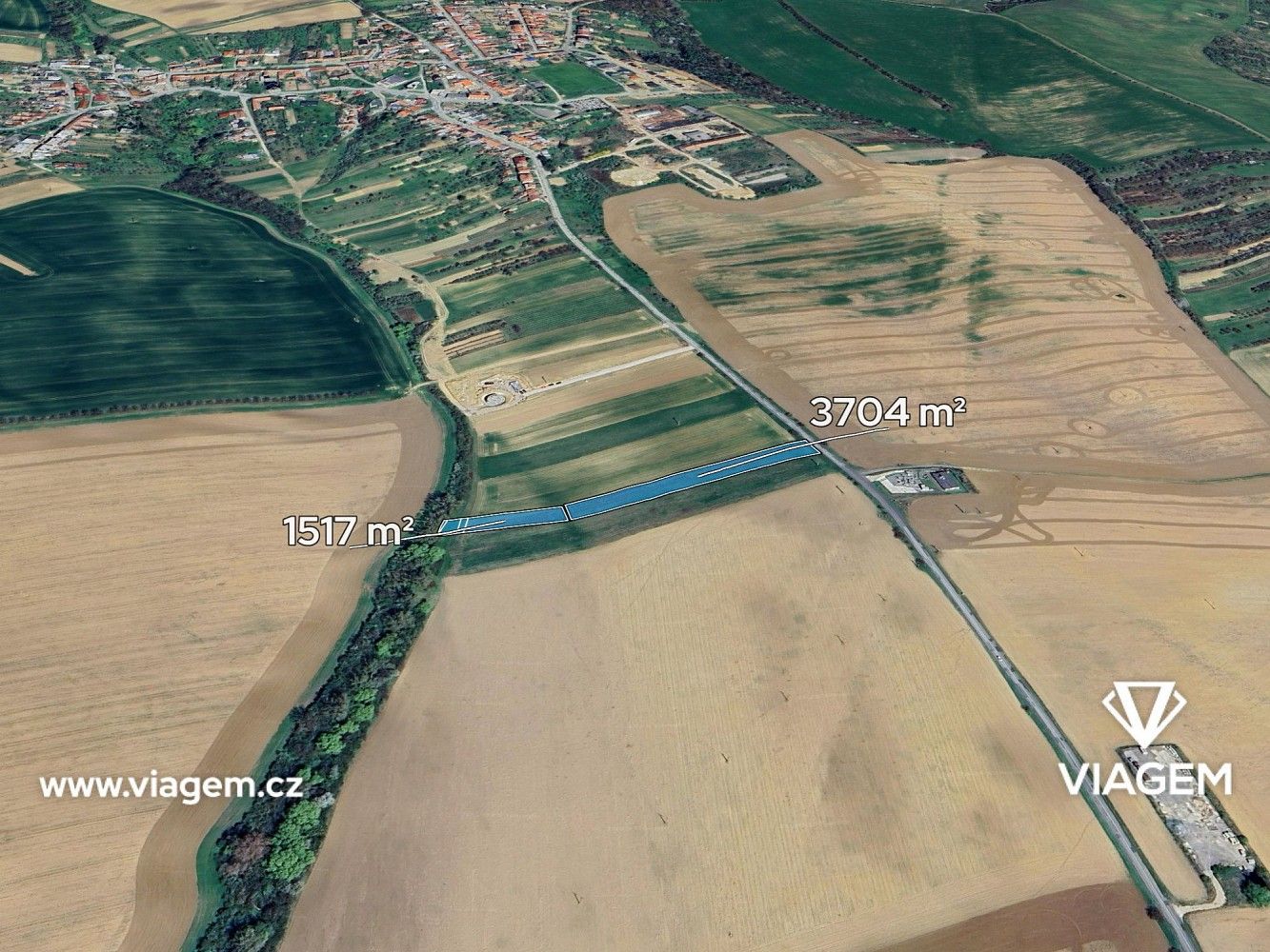 Zemědělské pozemky, Bukovany, okres Hodonín, Jihomoravský kraj