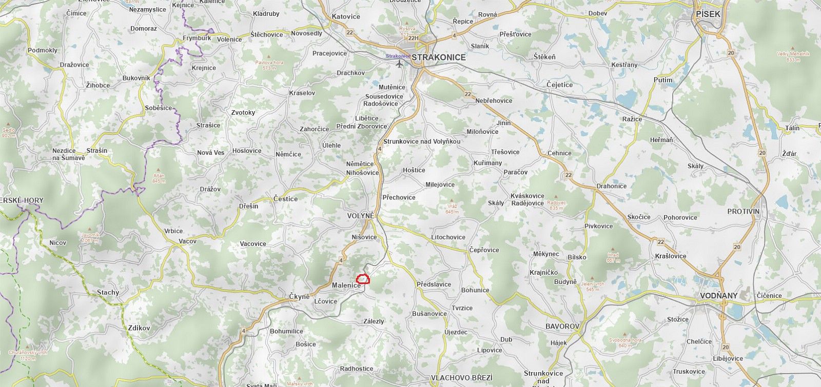 Les, 3 819 m²