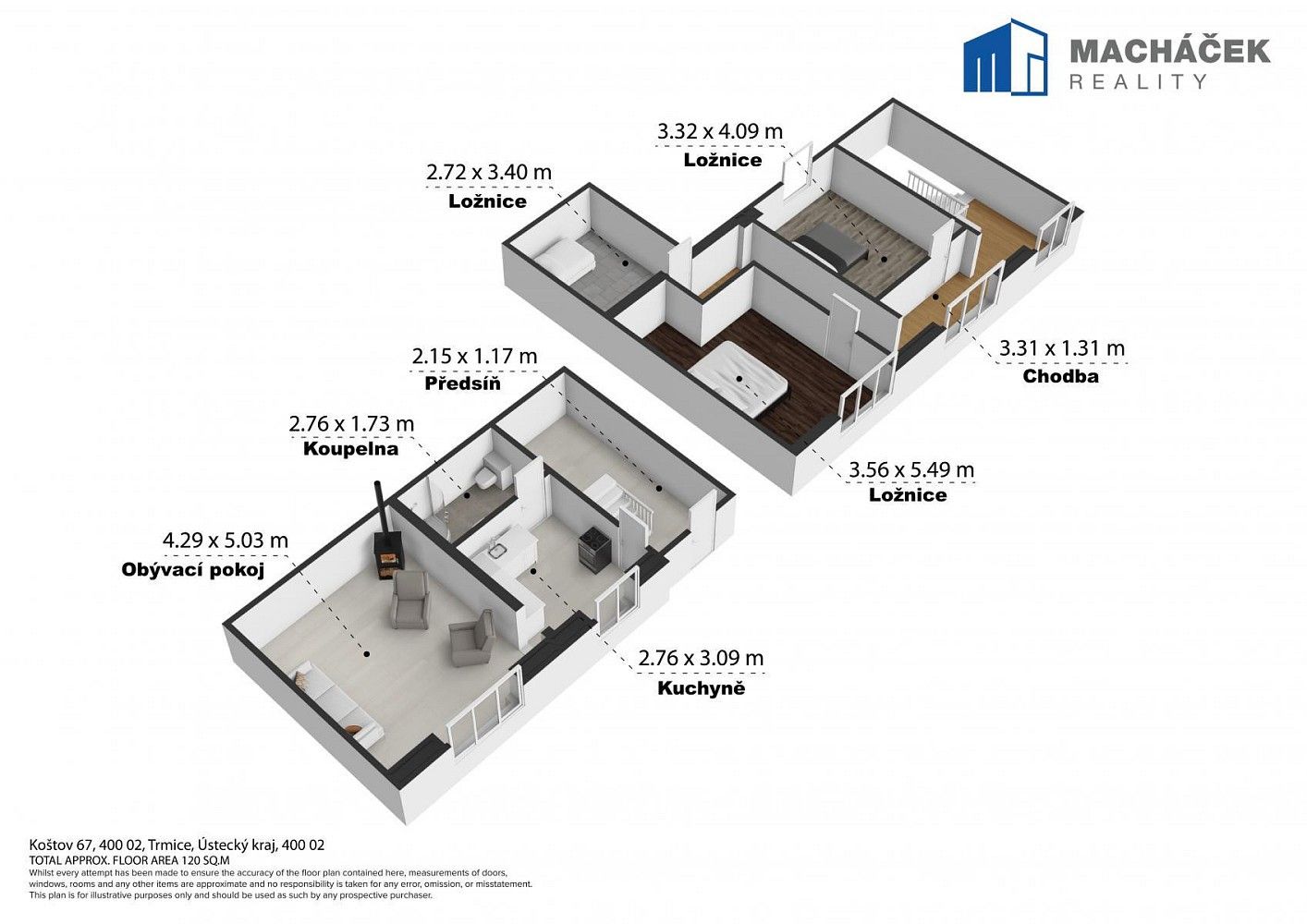 Rodinný dům · 120 m² · Trmice - Koštov, okres Ústí nad Labem, Ústecký kraj - 3