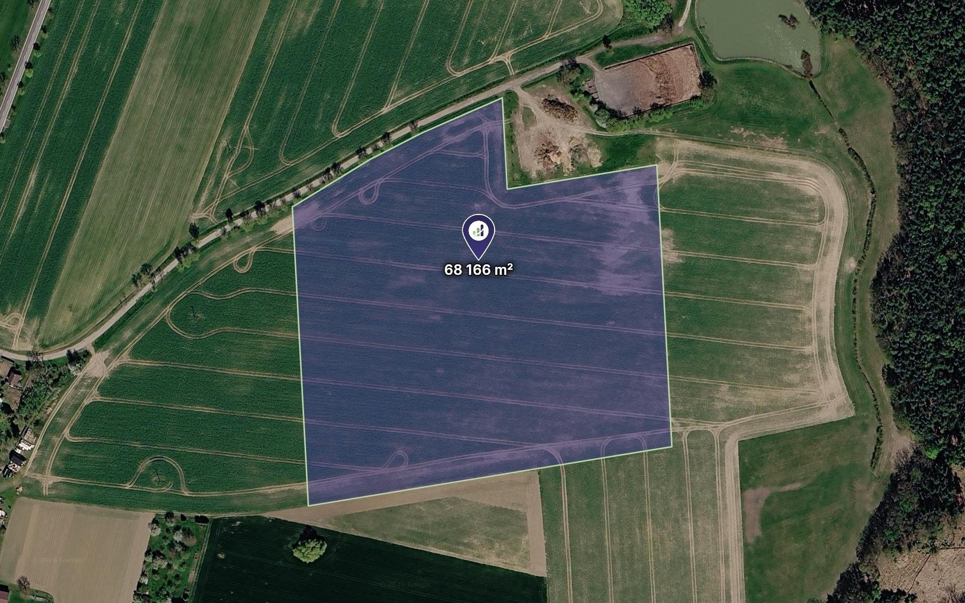 Zemědělský pozemek, 68 166 m²