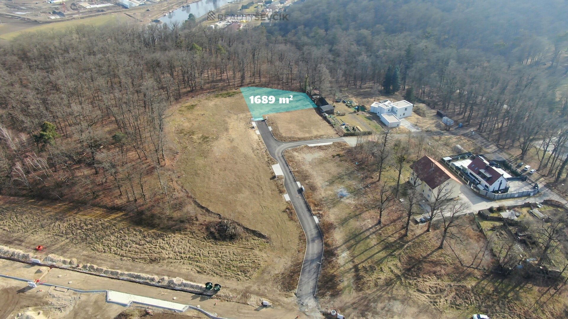 Pozemek pro bydlení · 1 689 m² · Lesní, Hluboká nad Vltavou - 3