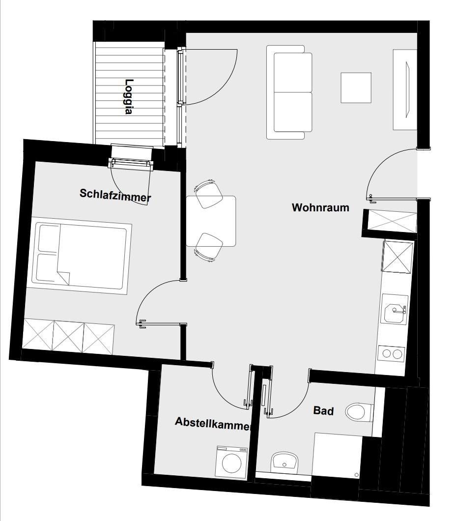 Pronájem byt 2+1 - Berlin Biesdorf Berlin 12681, 40 m² - 5