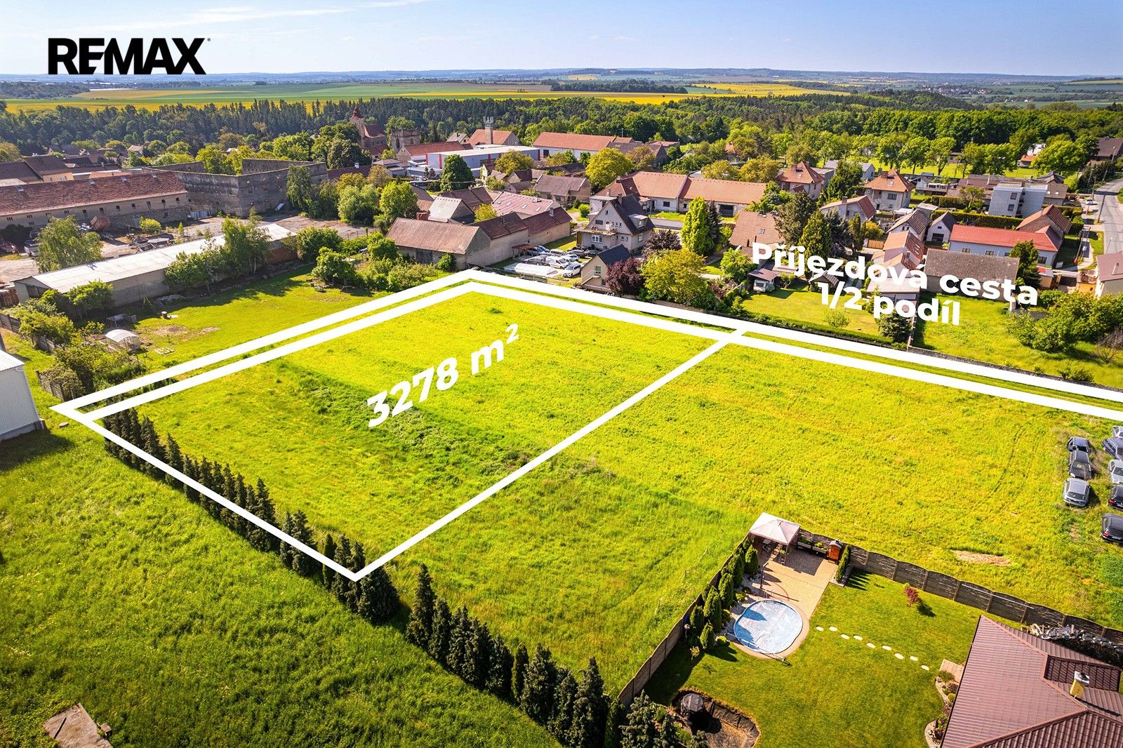 Pozemky pro bydlení, Vyšehořovice, 3 278 m²