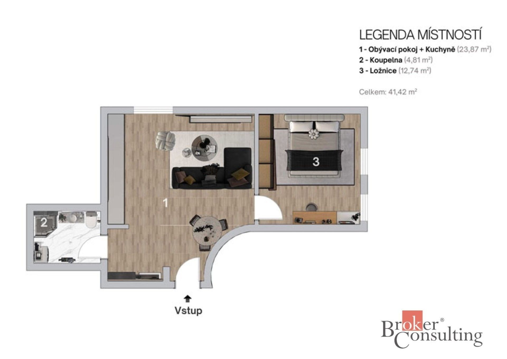 Prodej byt 2+kk - Na Jánské, Ostrava, 41 m² - 5
