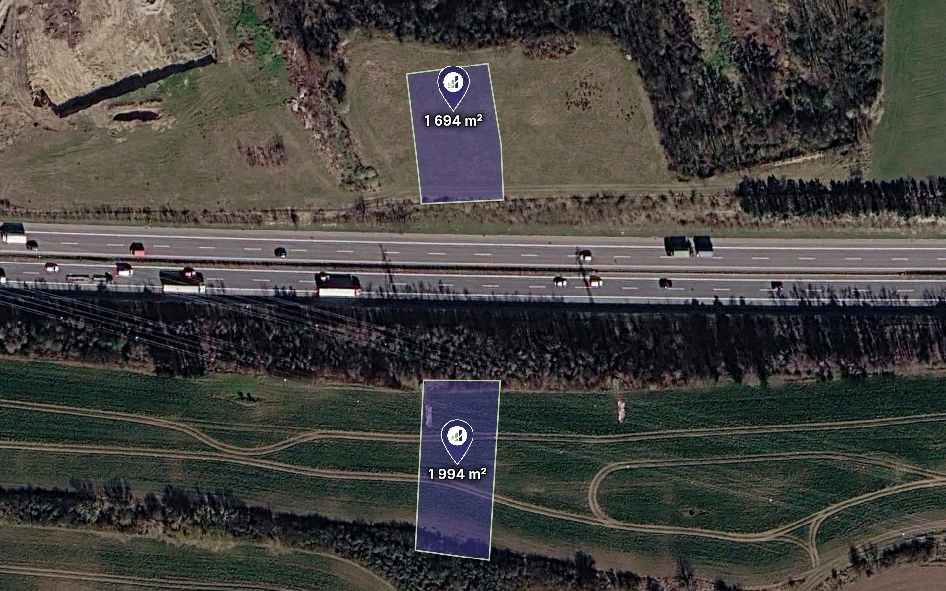 Zemědělské pozemky, Mochov, 1 581 m² - 2