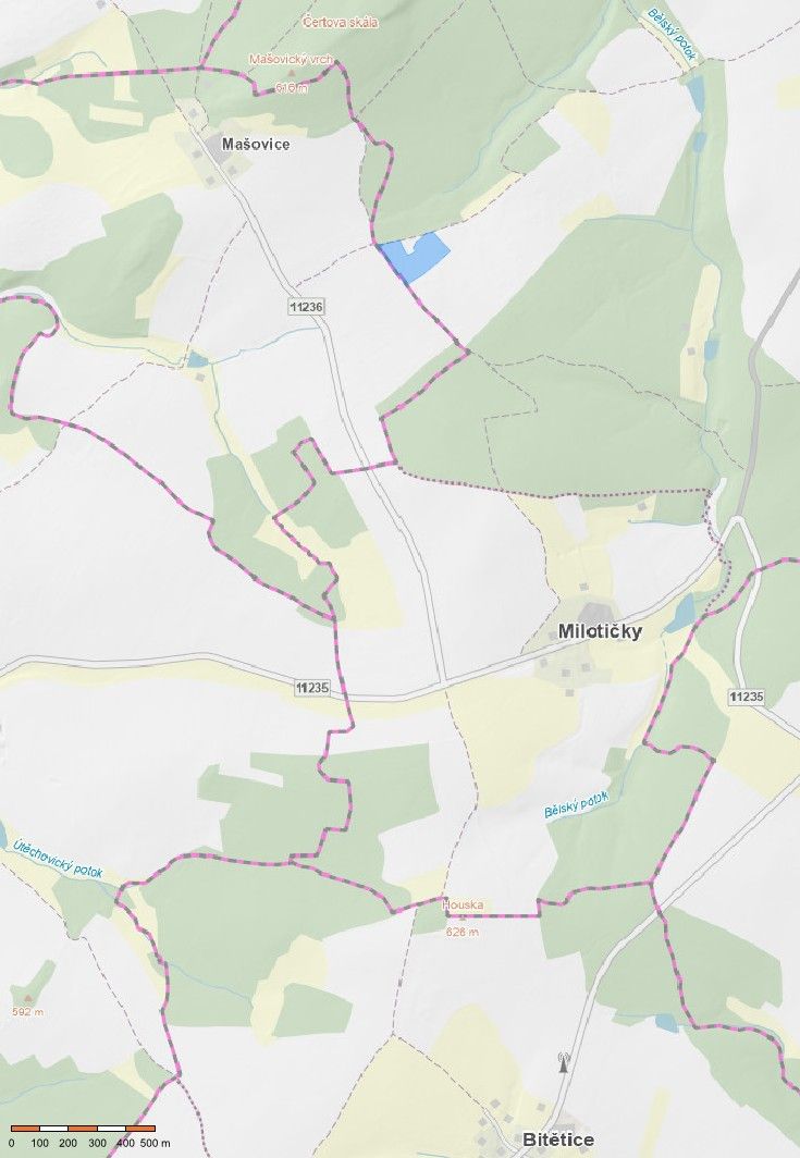 Prodej pozemek pro bydlení - Červená Řečice, 394 46