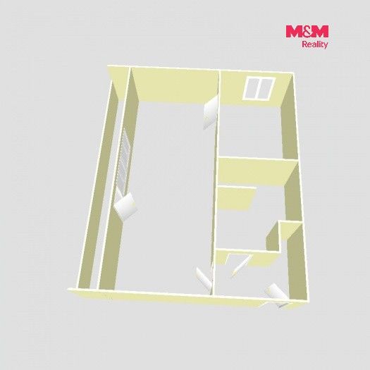Byt 1+1 · 42 m² · Josefa Suka, Most - 3