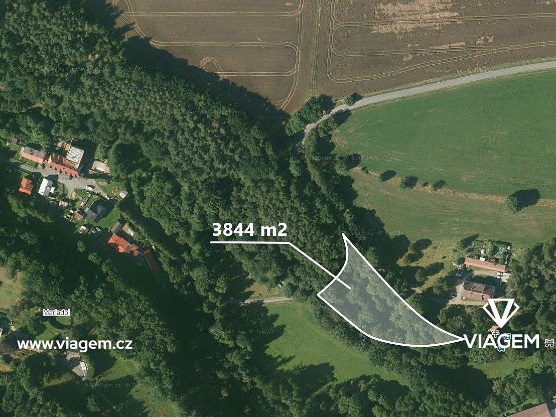 Zahrada, 3 844 m²