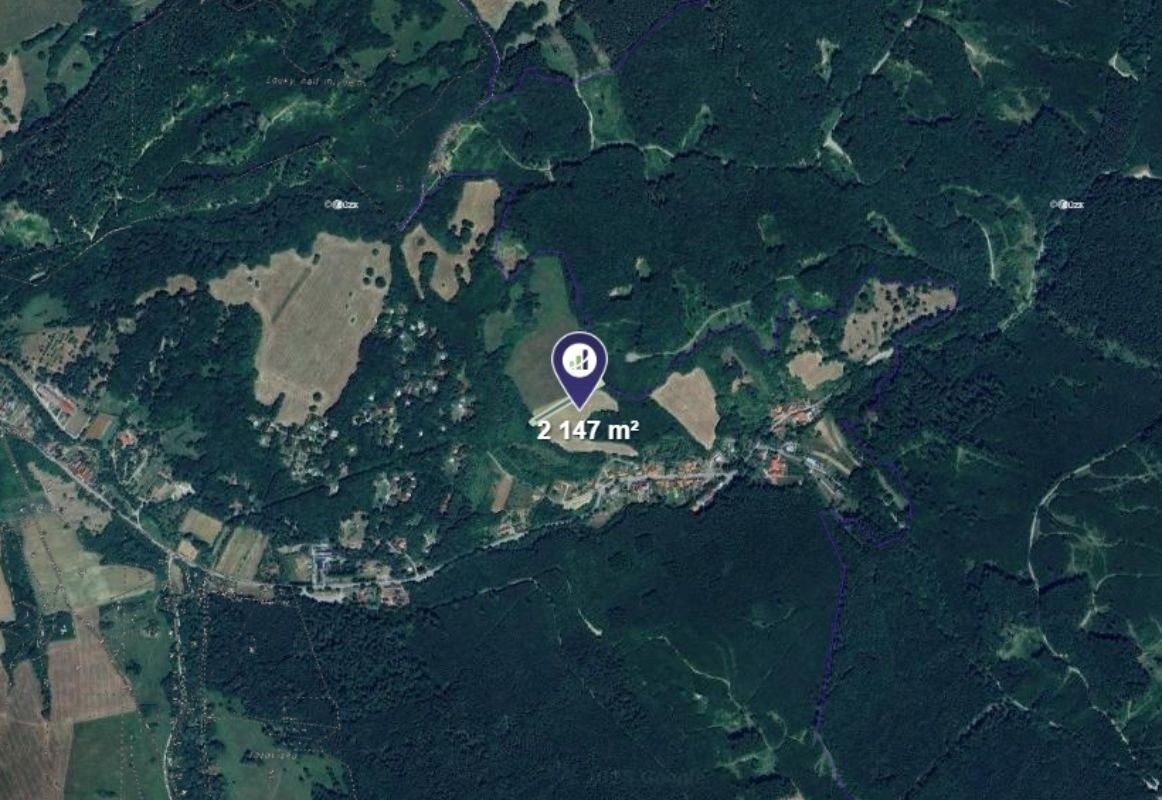 Prodej louka - Nová Lhota, 2 147 m²