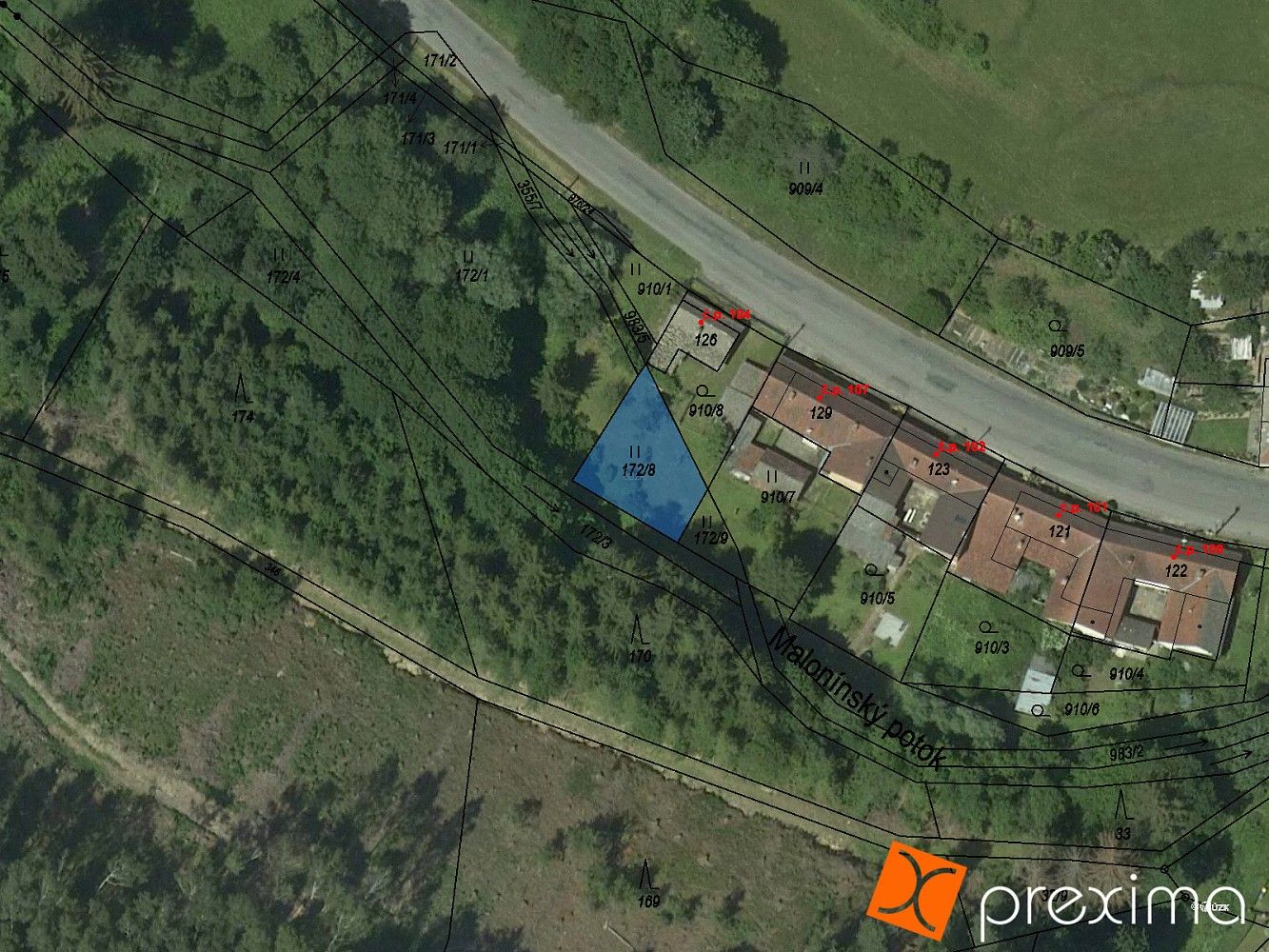 Pozemek, 70 m²