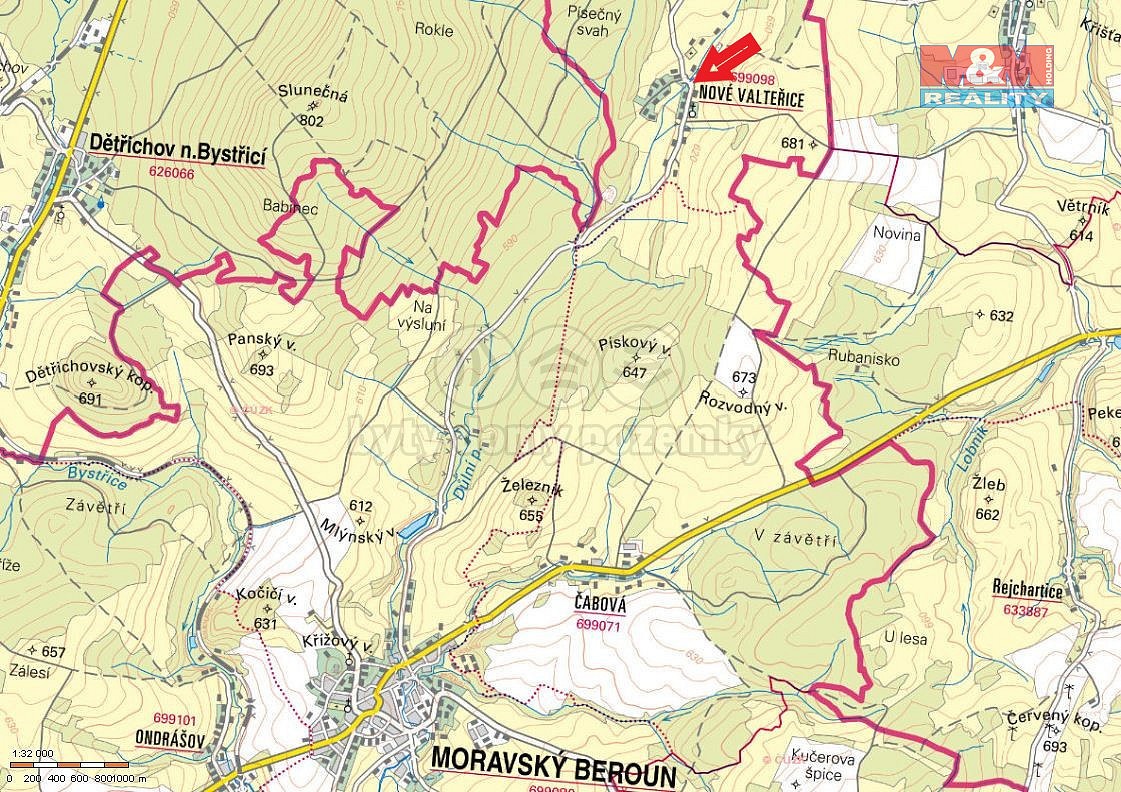 Pozemek · Moravský Beroun - Nové Valteřice, okres Olomouc - 4