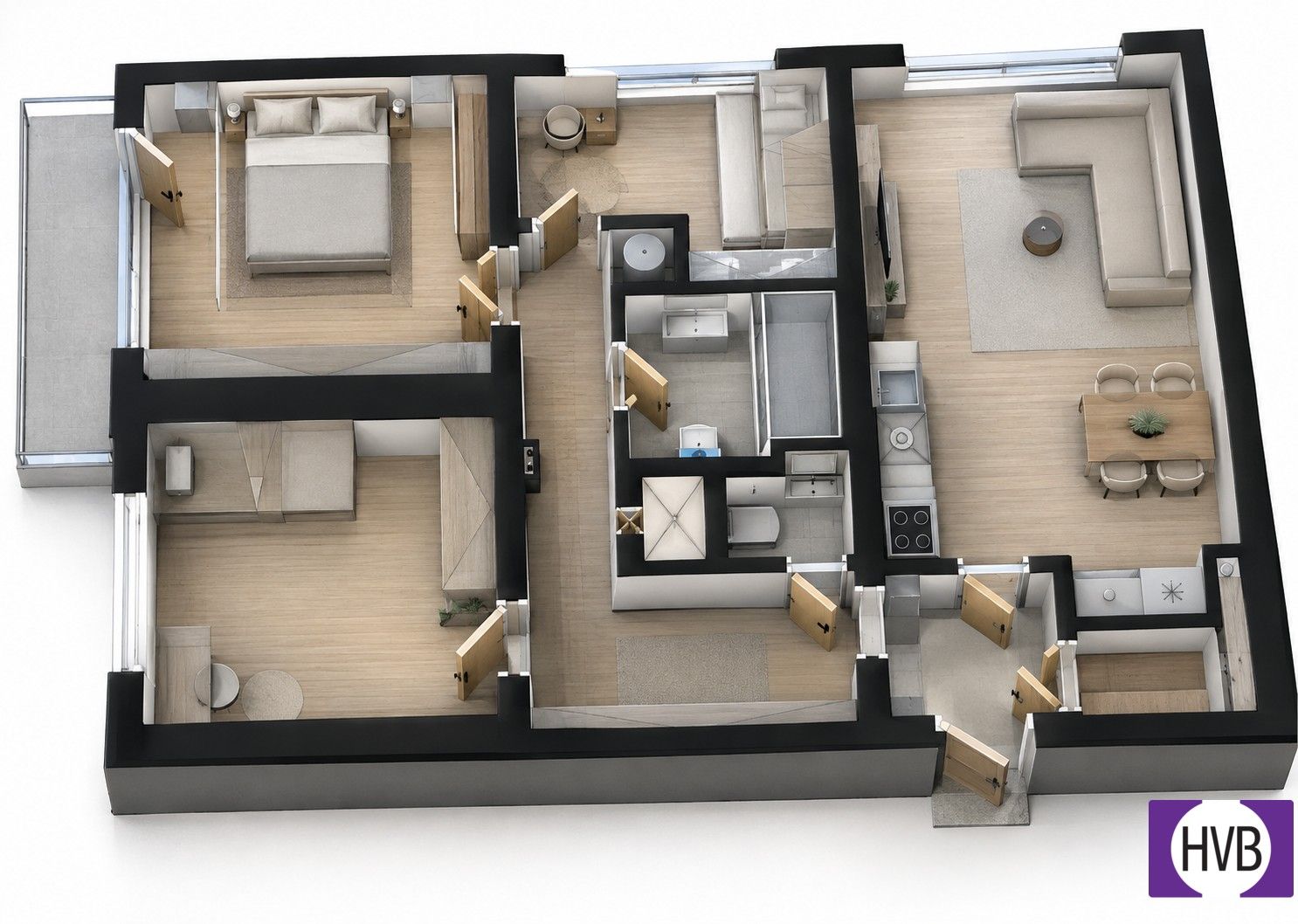 4+kk, Praha Záběhlice, 74 m² - 2
