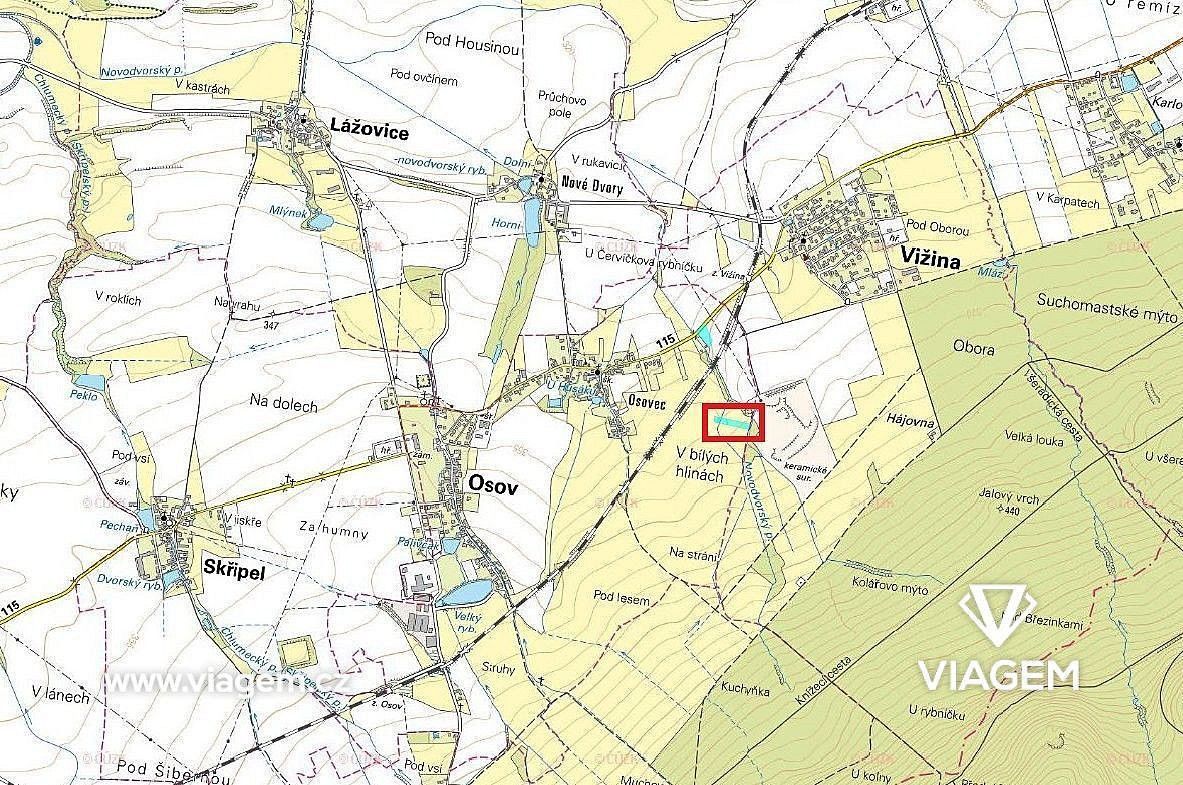 Prodej zemědělský pozemek - Osov, okres Beroun, Středočeský kraj - 5