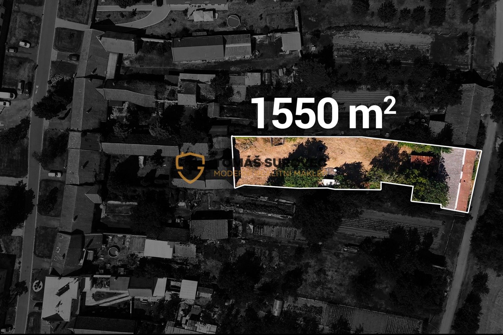 Pozemky pro bydlení, Kroměříž Bílany, 1 550 m² - 1